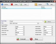 Power 3GP MP4 iPod PSP AVI MPG WMV Converter screenshot